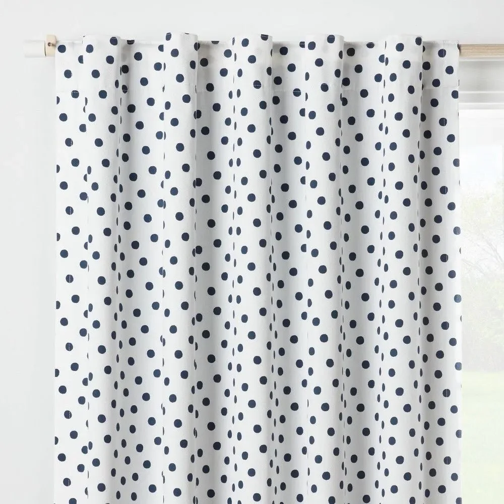 Pillowfort Kids Navy Dot Blackout Curtain Panel 42